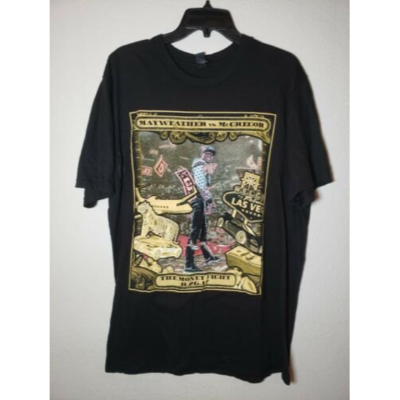 Mayweather vs. McGregor The Money Fight 2017 T-shirt Floyd Mayweather Size Large - Picture 1 of 3